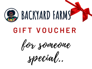 Backyard Farms gift voucher